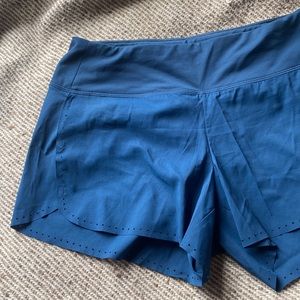 Athleta Running Shorts XS Dark Teal